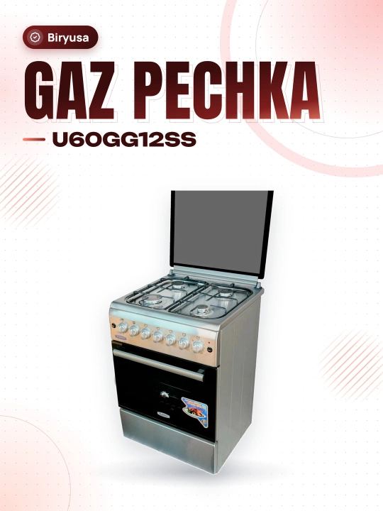 Gaz plitasi biryusa  U60GG12SS  kafolat yangi - 