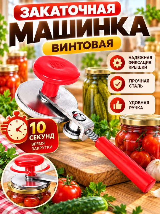 Закаточная машинка автоматический и механический для банок, консервирование - 