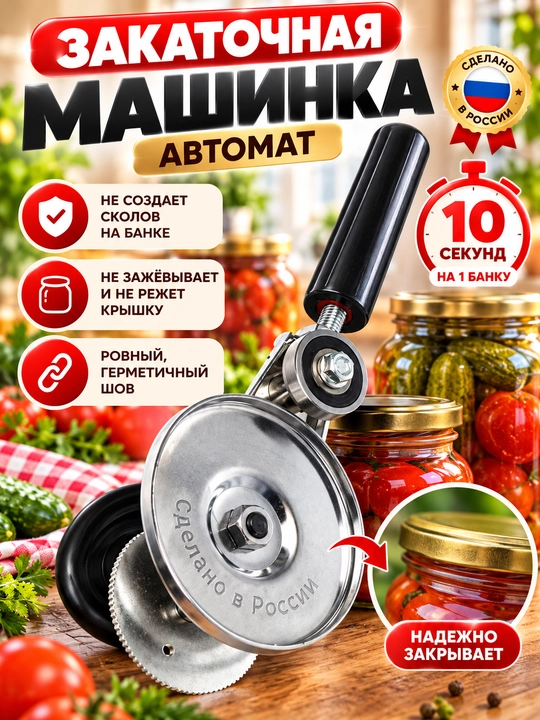 Bankalarni konservalash uchun avtomatik va mexanik zichlash mashinasi