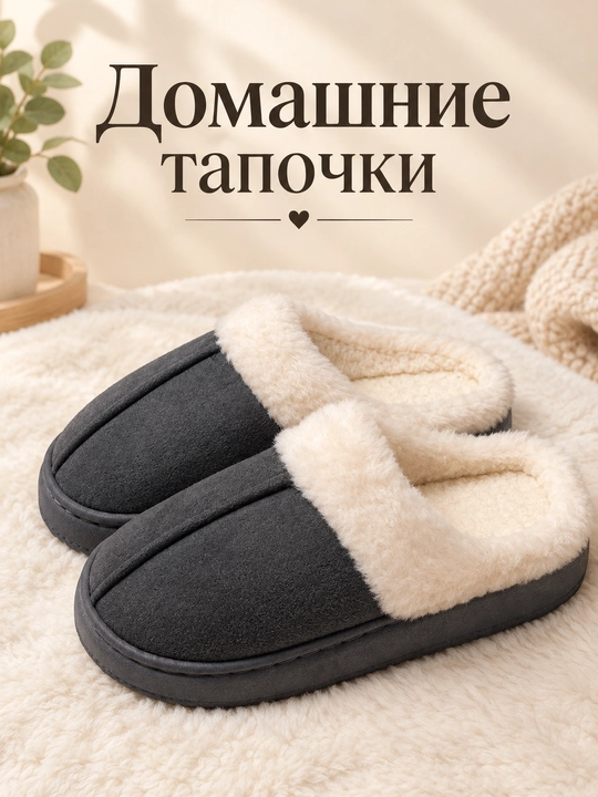 Мягкие тапочки для женщин и девочек - 