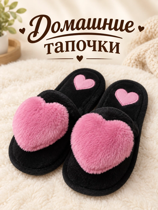 Мягкие тапочки для женщин и девочек - 