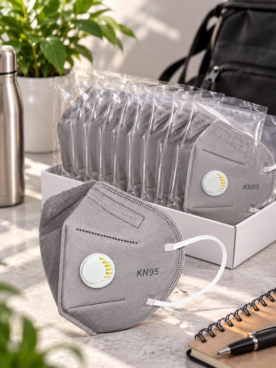 Yuz uchun KF94 bolalar respirator niqoblari, 4 qavatli, chang, va viruslardan himoyalovchi