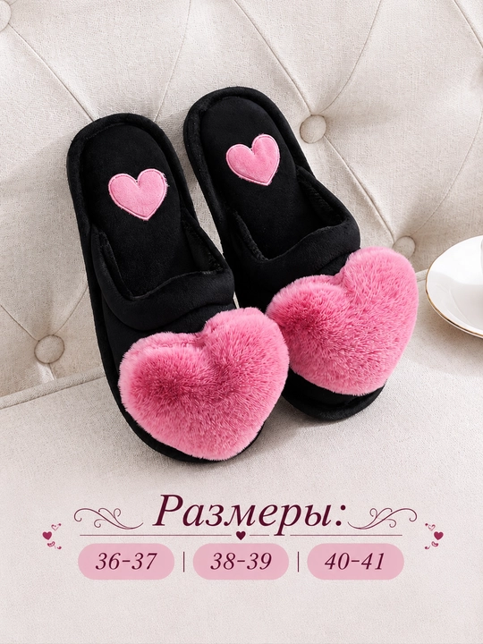 Мягкие тапочки для женщин и девочек