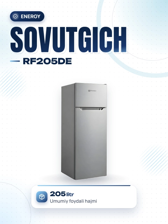 Холодильник Energy ELT RF-205 DE FROST 205 л - 