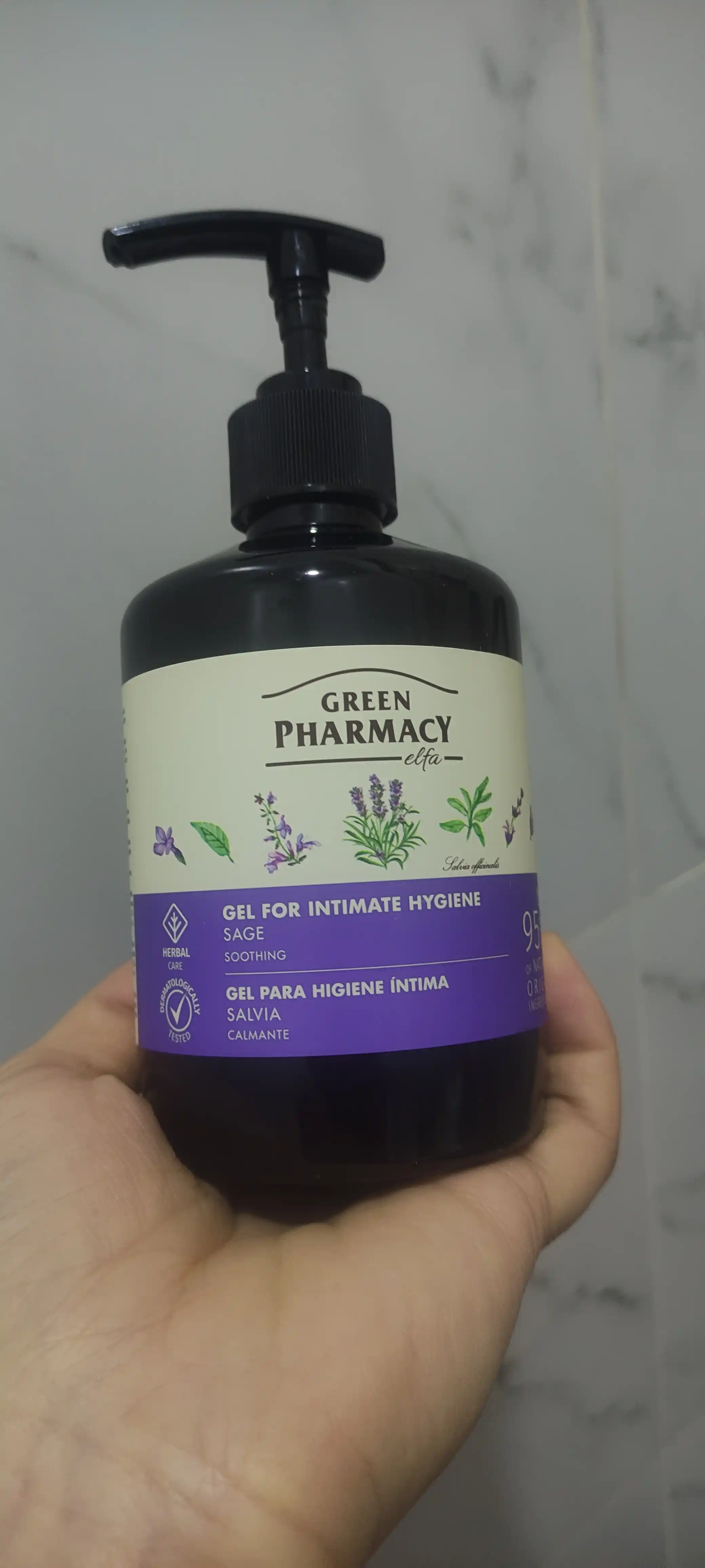 Intim gigiena uchun sovun, yallig'lanishga qarshi, shalfey, Zelenaya Apteka, 370 ml