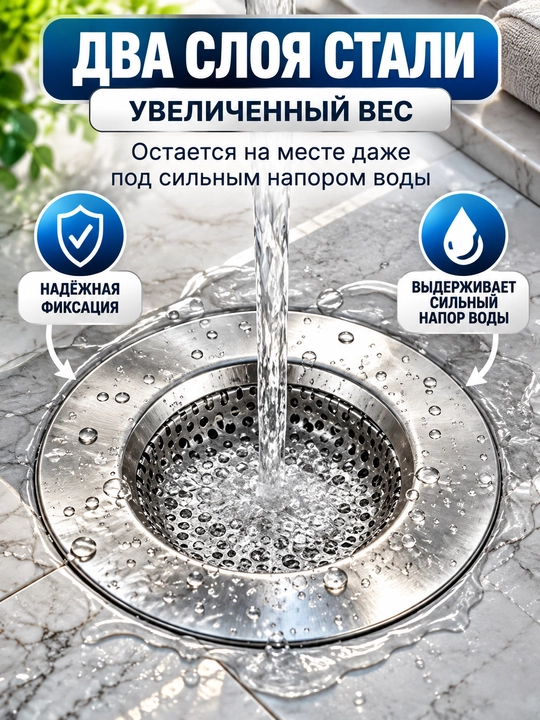 Фильтр-сетка для раковины и ванной, сеточка для раковины и ванной