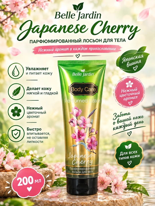Tana uchun parfyumlangan losyon Belle Jardin, 250 ml - 