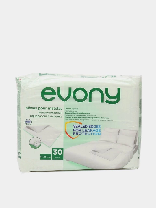 Пеленки для взрослых Evony, 90*60 см, 30 штук - 