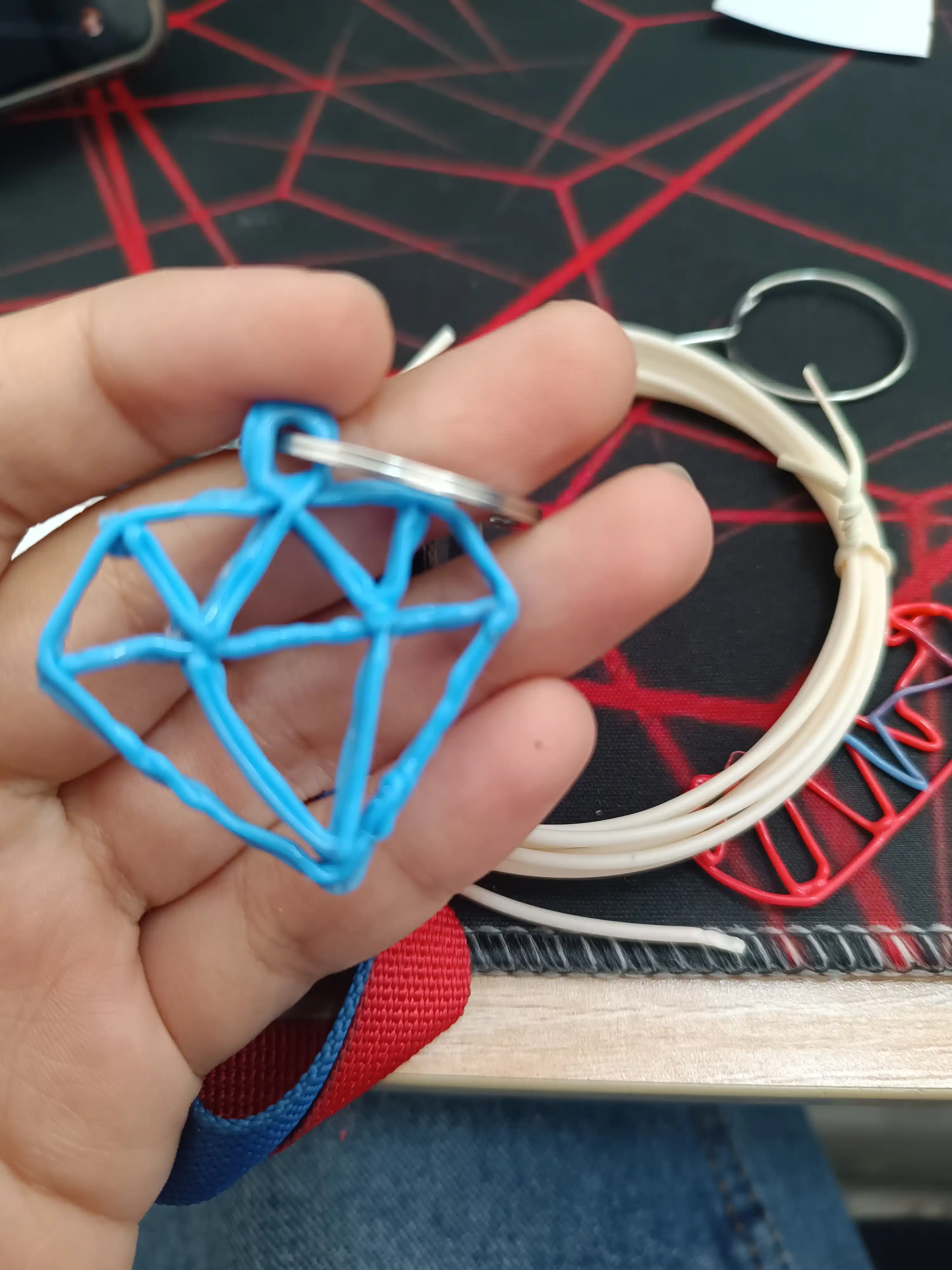 Bolalar uchun 3D ruchka LABUBU, xavfsiz plastik, trafaretlar 3D ijodkorlik to'plami