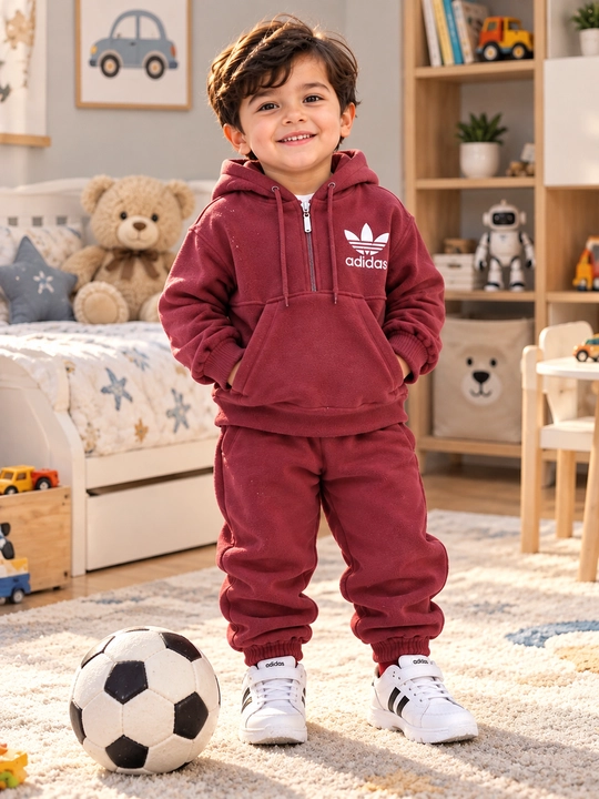 Детский спортивный костюм двойка, теплый флис, худи и штаны, на 3–6 лет