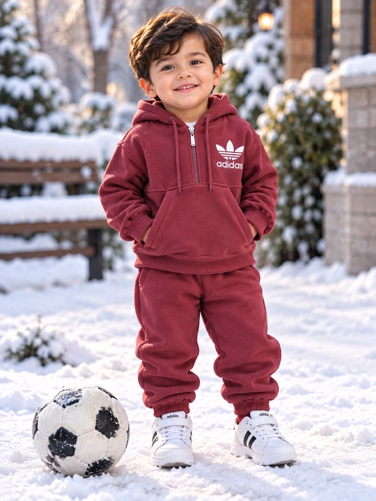 Детский спортивный костюм двойка, теплый флис, худи и штаны, на 3–6 лет