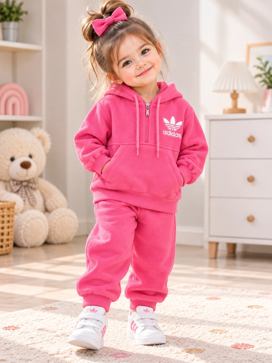 Детский спортивный костюм двойка, теплый флис, худи и штаны, на 3–6 лет