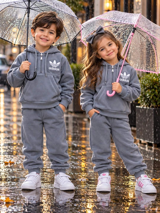 Детский спортивный костюм двойка, теплый флис, худи и штаны, на 3–6 лет