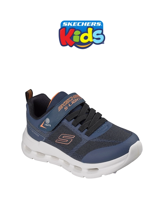 Кроссовки для мальчиков Skechers GLIDE-STEP LIGHTS, на эластичных шнурках, с амортизацией