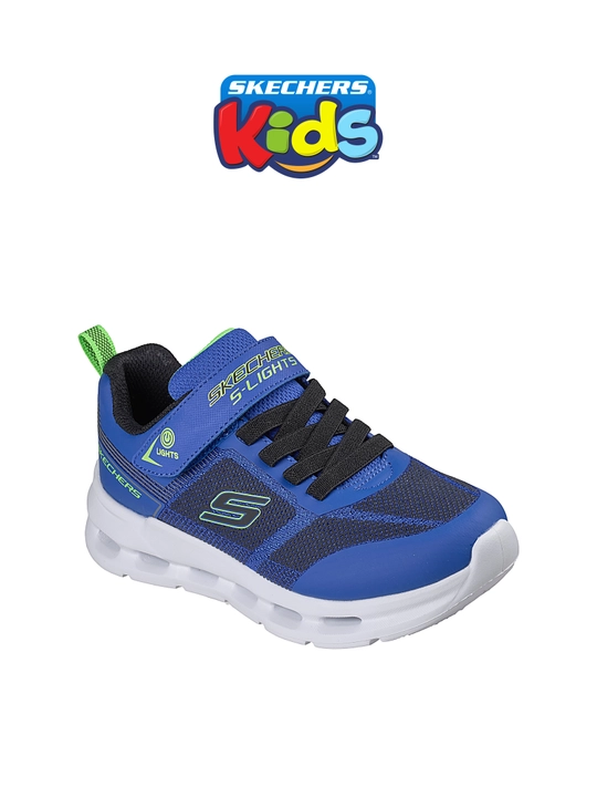 Кроссовки для мальчиков Skechers GLIDE-STEP LIGHTS, на эластичных шнурках, с амортизацией