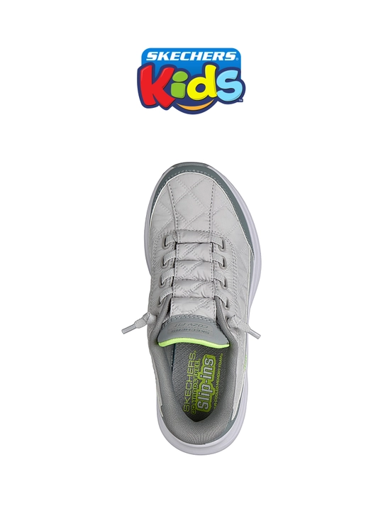 Кроссовки детские Skechers Slip-ins CONTOUR FOAM на эластичных шнурках, стирка в машине