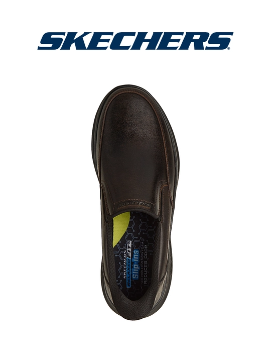 Erkaklar slipon poyabzali Skechers HASTING, bog'ichsiz, kundalik