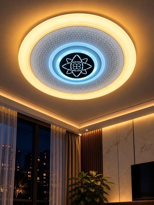 LED shift plafoni 45 sm, 3 xil yorug‘lik rejimi, dumaloq