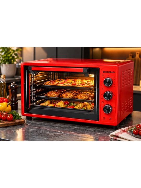 Мини печь shivaki MD 3618 RED