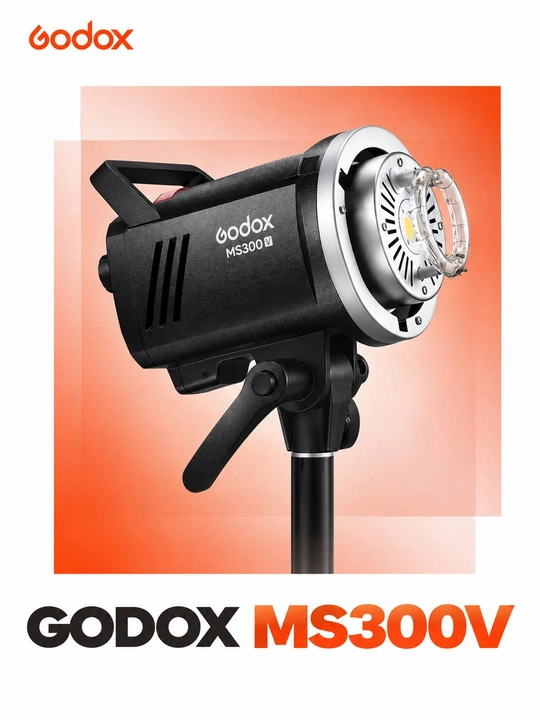 Godox MS300V — студийная вспышка 300 Дж - 