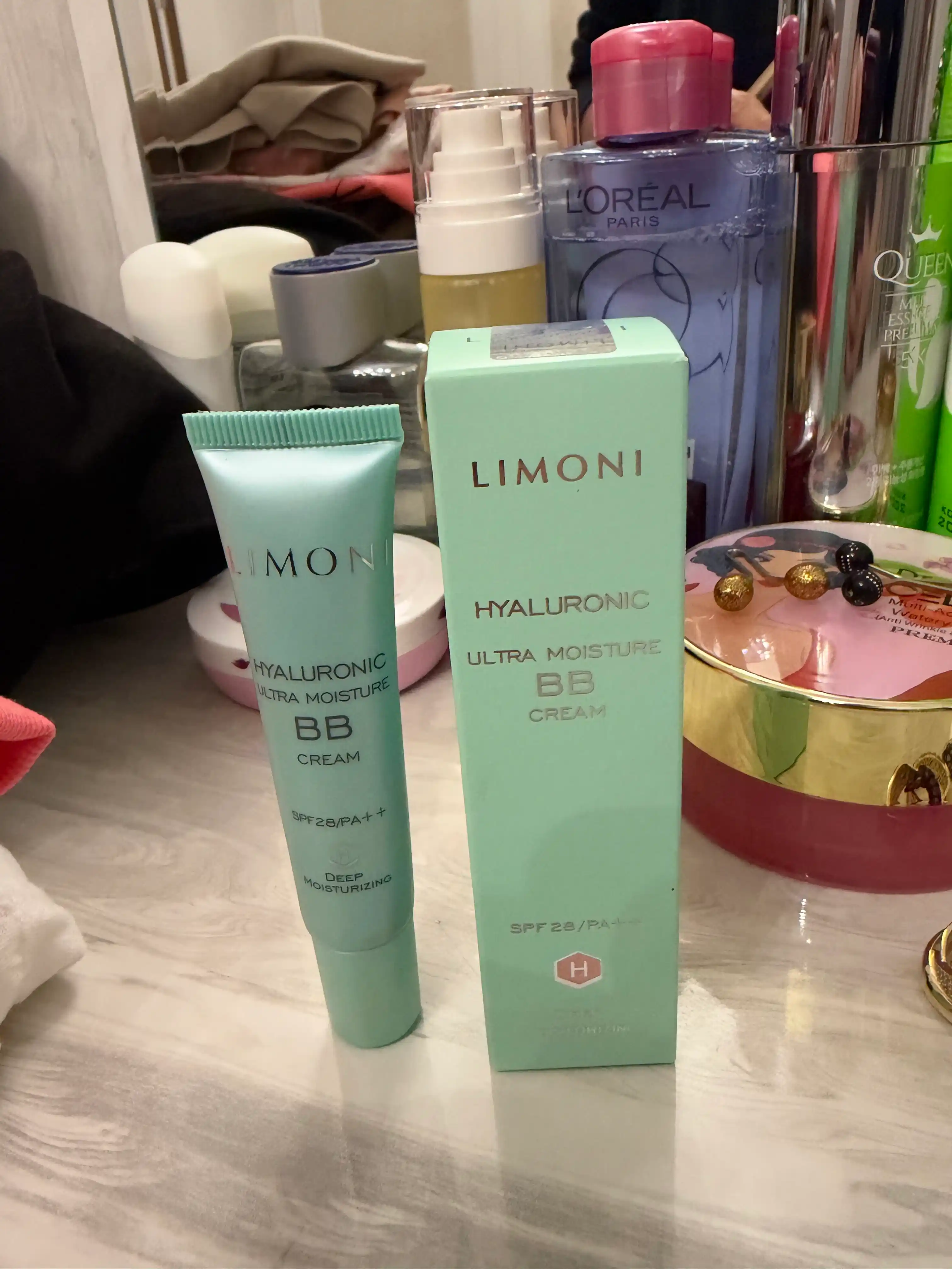 Увлажняющий ББ крем с гиалуроновой кислотой LIMONI Hyaluronic Ultra Moisture BB Cream 15мл