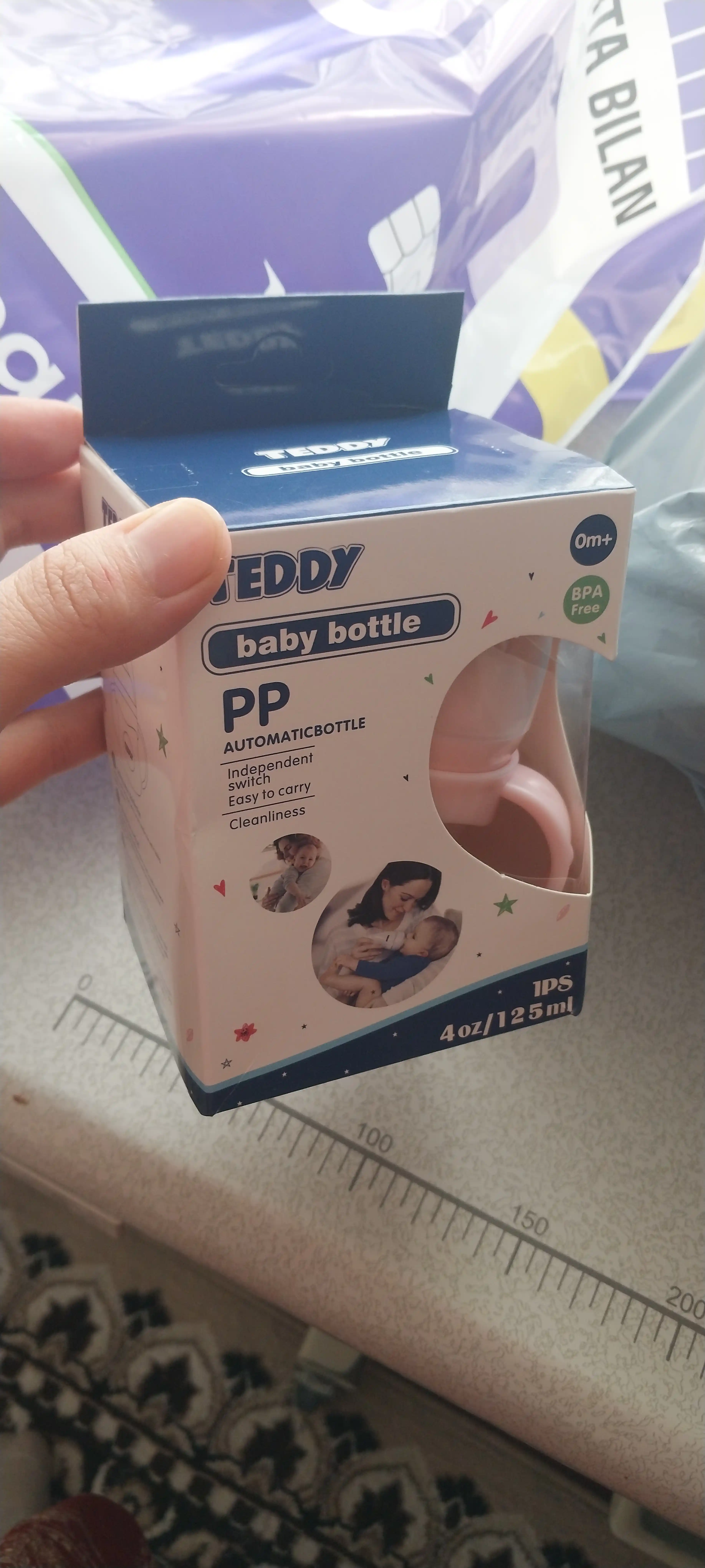 Bolalar butilkas, silikon so'rg'ich, BPA Free, yangi tug'ilgan chaqaloqlar uchun