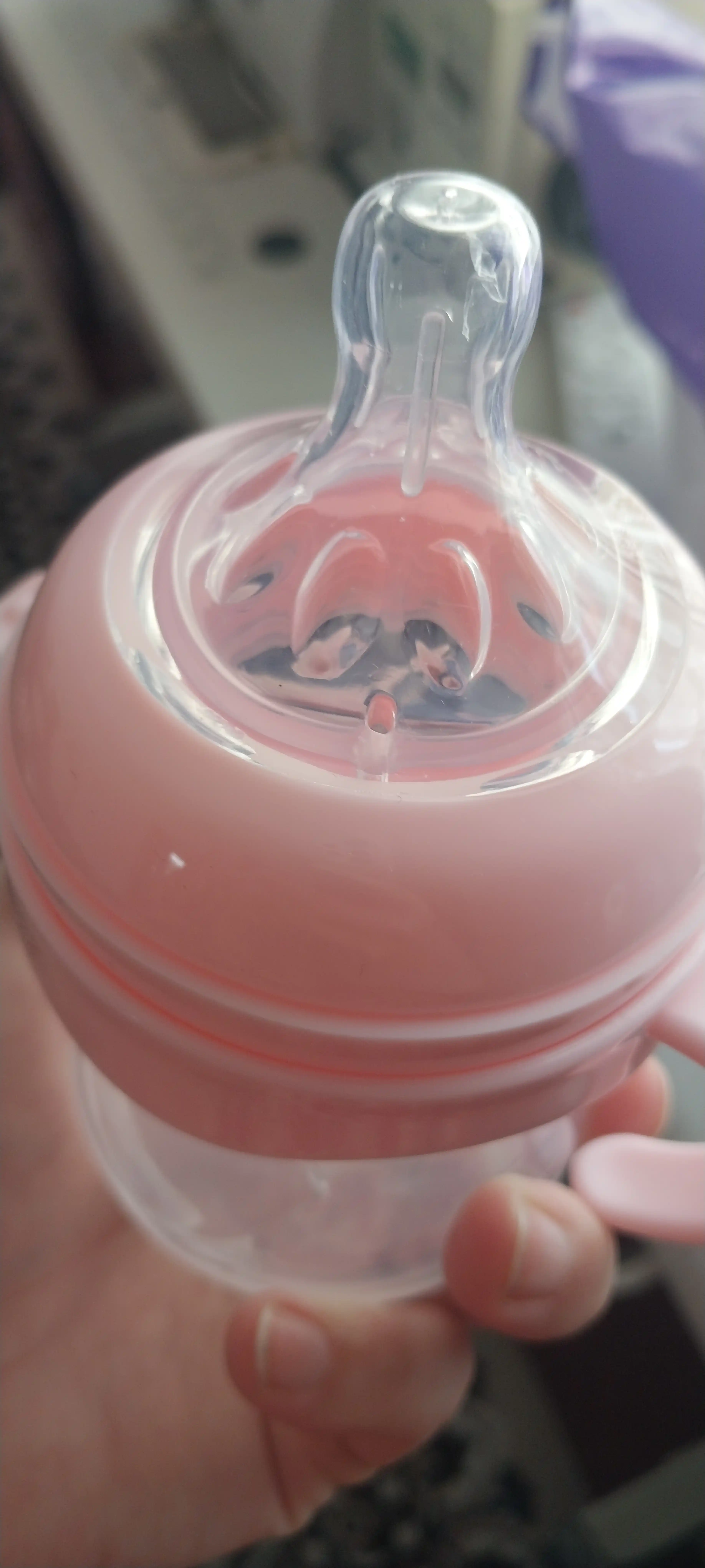 Bolalar butilkas, silikon so'rg'ich, BPA Free, yangi tug'ilgan chaqaloqlar uchun