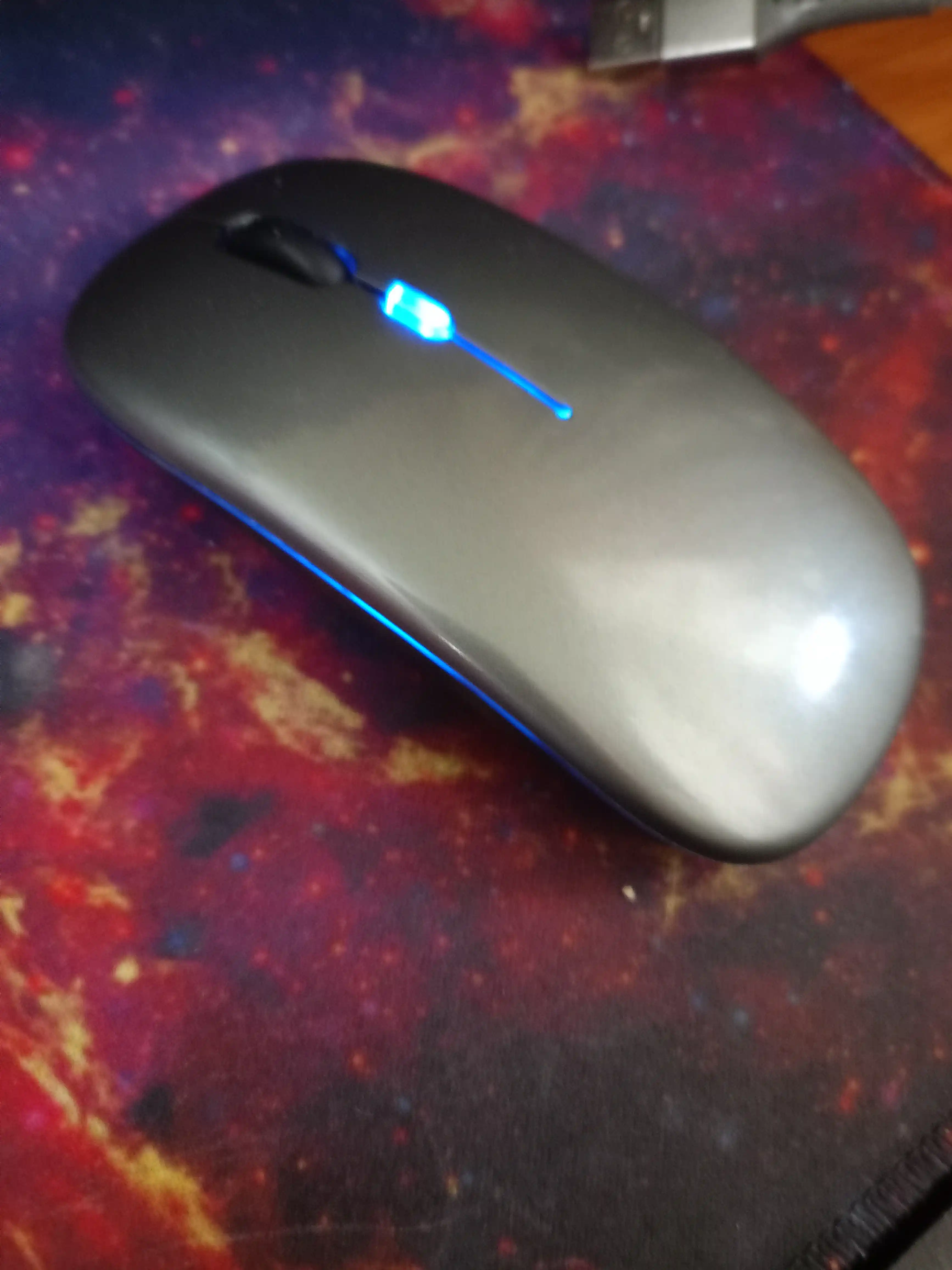 Simsiz sichqoncha Bluetooth 5.0/2.4G, RGB, 1600 DPI, Type-C quvvatlanadigan