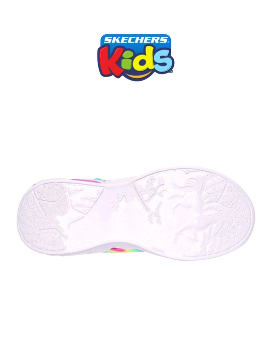 Кроссовки для девочек Skechers S Lights: Unicorn Dreams - Magical Dreamer, шнурки-резинки