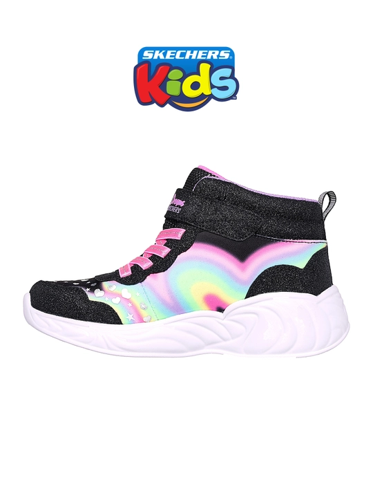 Кроссовки для девочек Skechers S Lights: Unicorn Dreams - Magical Dreamer, шнурки-резинки