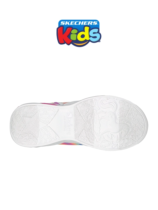Кроссовки для девочек Skechers S Lights: Unicorn Dreams - Magical Dreamer, шнурки-резинки