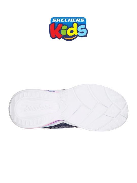 Ботинки для девочек Skechers S Lights: Sweetheart Lights на эластичных шнурках, светящиеся
