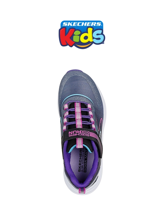 Кроссовки для девочек Skechers GO RUN Accelerate на эластичных шнурках и липучке, Goga Mat