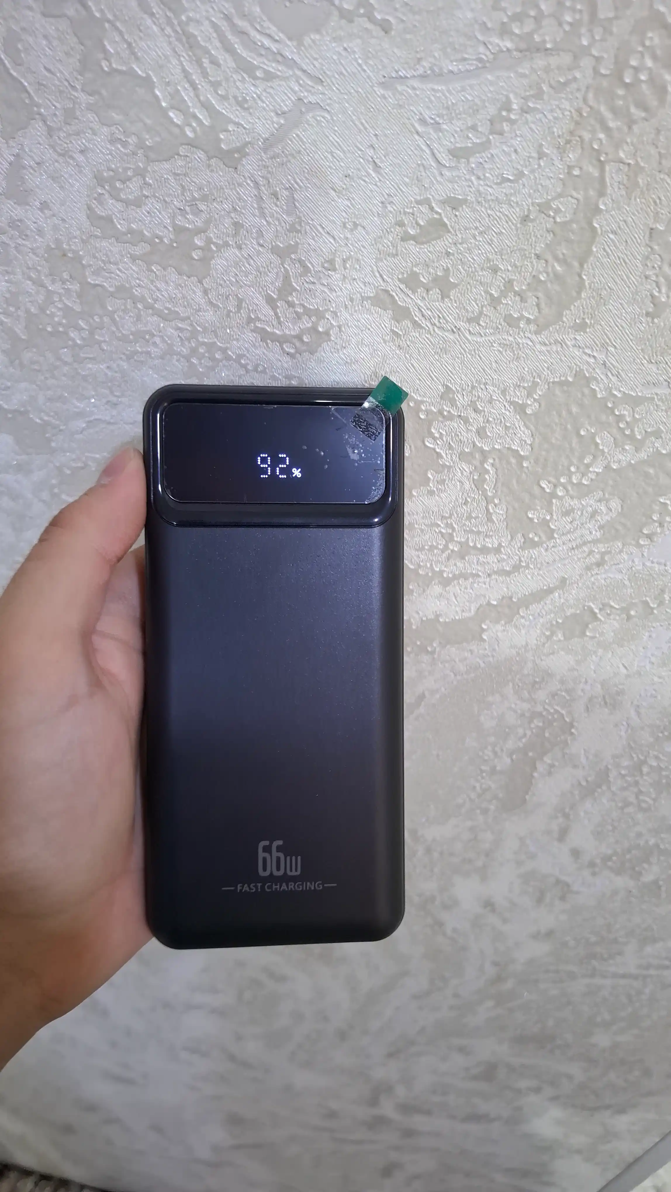 Power Bank 20000mA 66W tezkor quvvat bilan tashqi akkumulyatori +4 kabel bilan