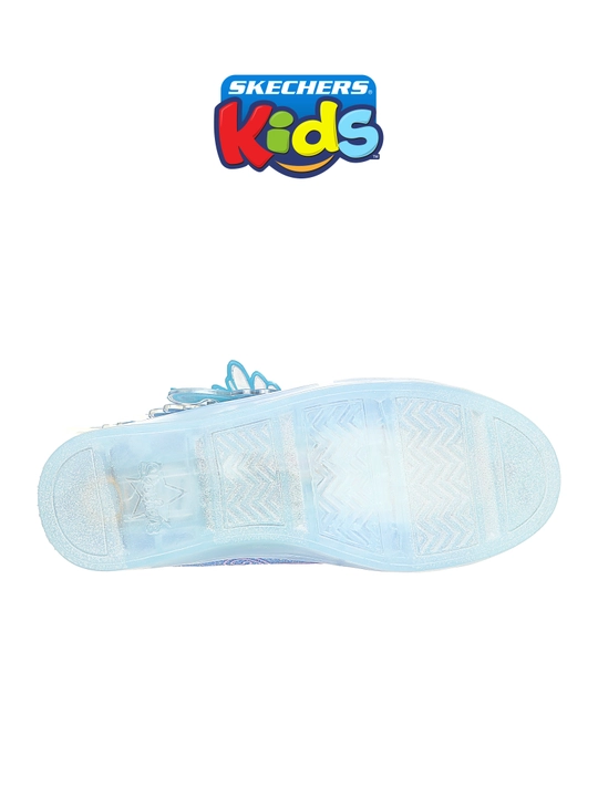 Кроссовки для девочек Skechers Twi-Lites 2.0 - Twinkle Wishes на шнуровке, светящиеся