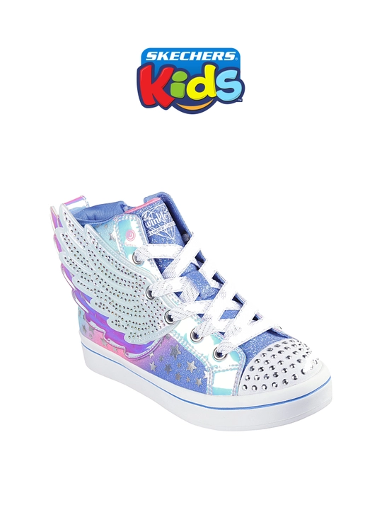 Кроссовки для девочек Skechers Twinkle Toes: Twi-Lites 2.0 - Dreamy Wings, светящиеся