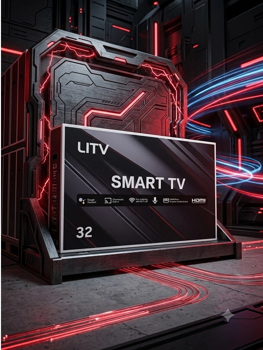 LITV 43," 40," 32" Smart TV - ovozli boshqaruv bilan ishlaydigan tezkor Smart TV