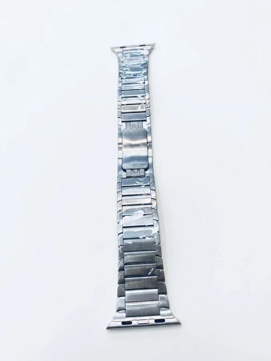 Apple Watch uchun metall remeshok, magnitli zanglamas po‘lat braslet - 