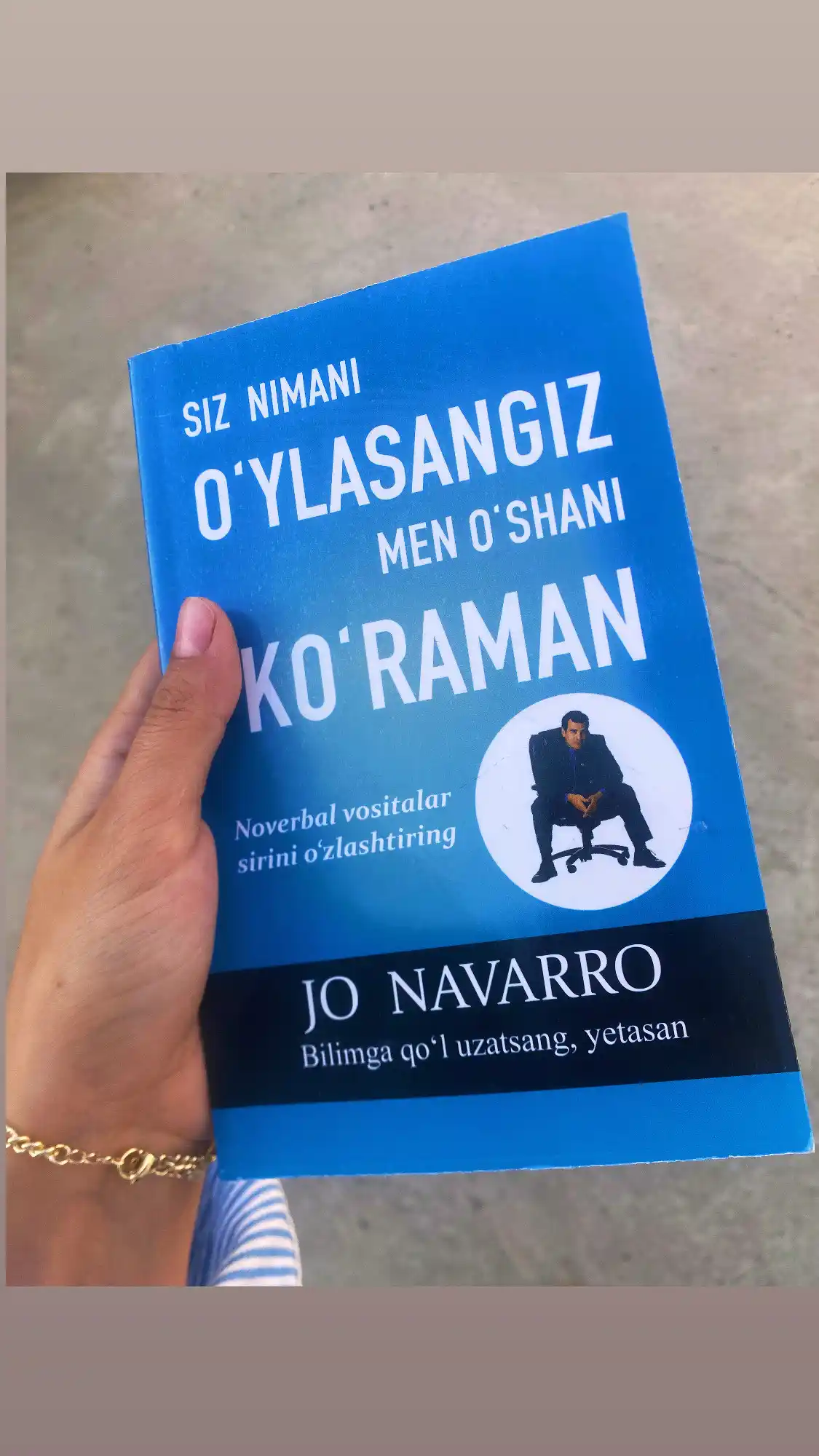 Jo Navarro: Siz nimani o'ylasangiz men o'shani ko'raman