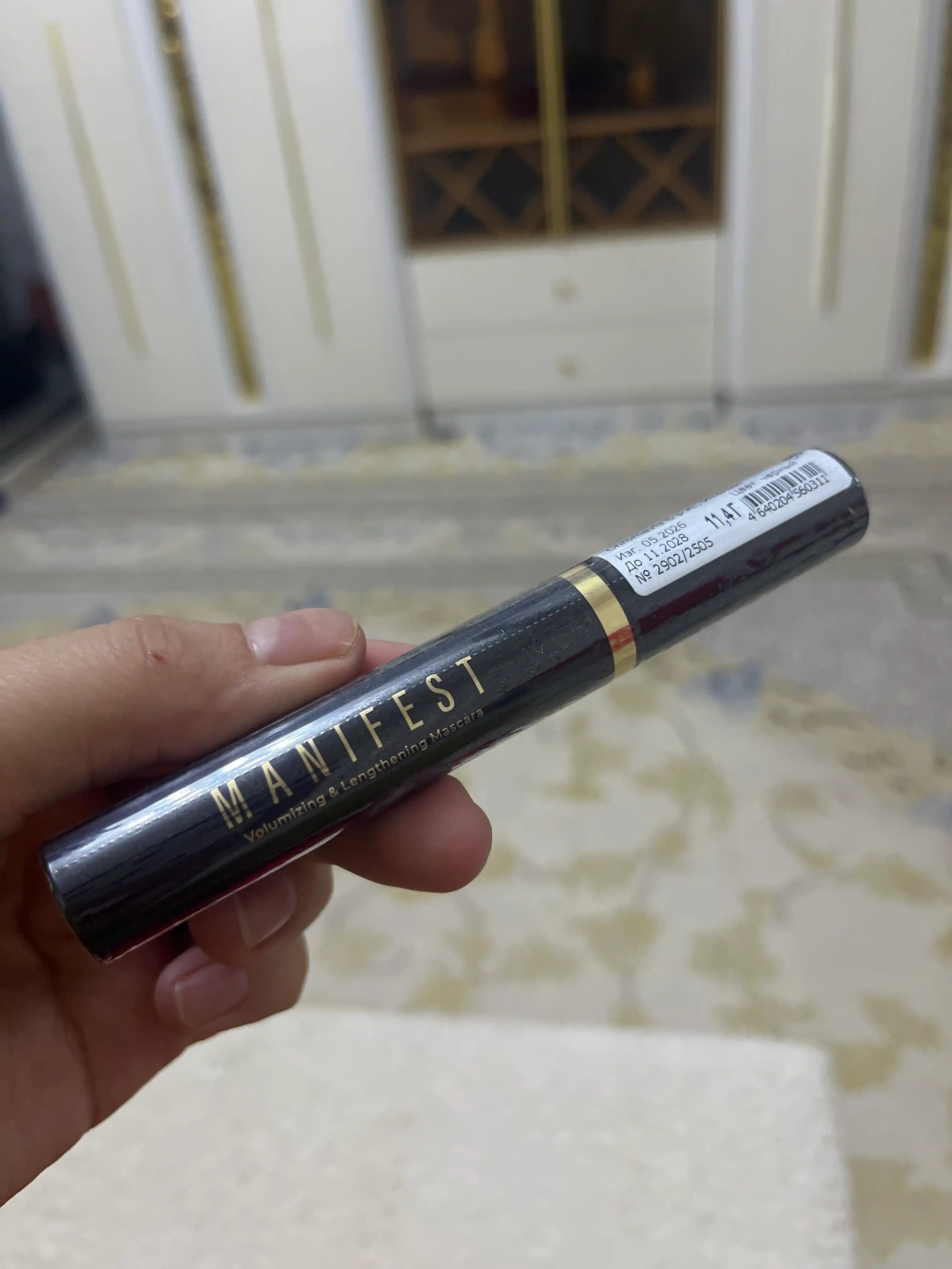 Kipriklar uchun tush Manifest LAVANT laboratory, hajm va cho'zish effekt bilan, qora, 11 g