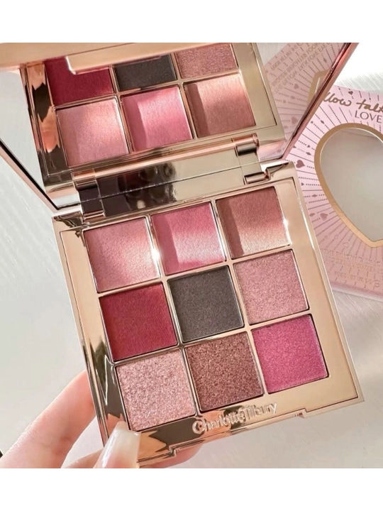 CHarlotte Tilburiy Beautyverse ko'z soyasi palitrasi 9hil rangda