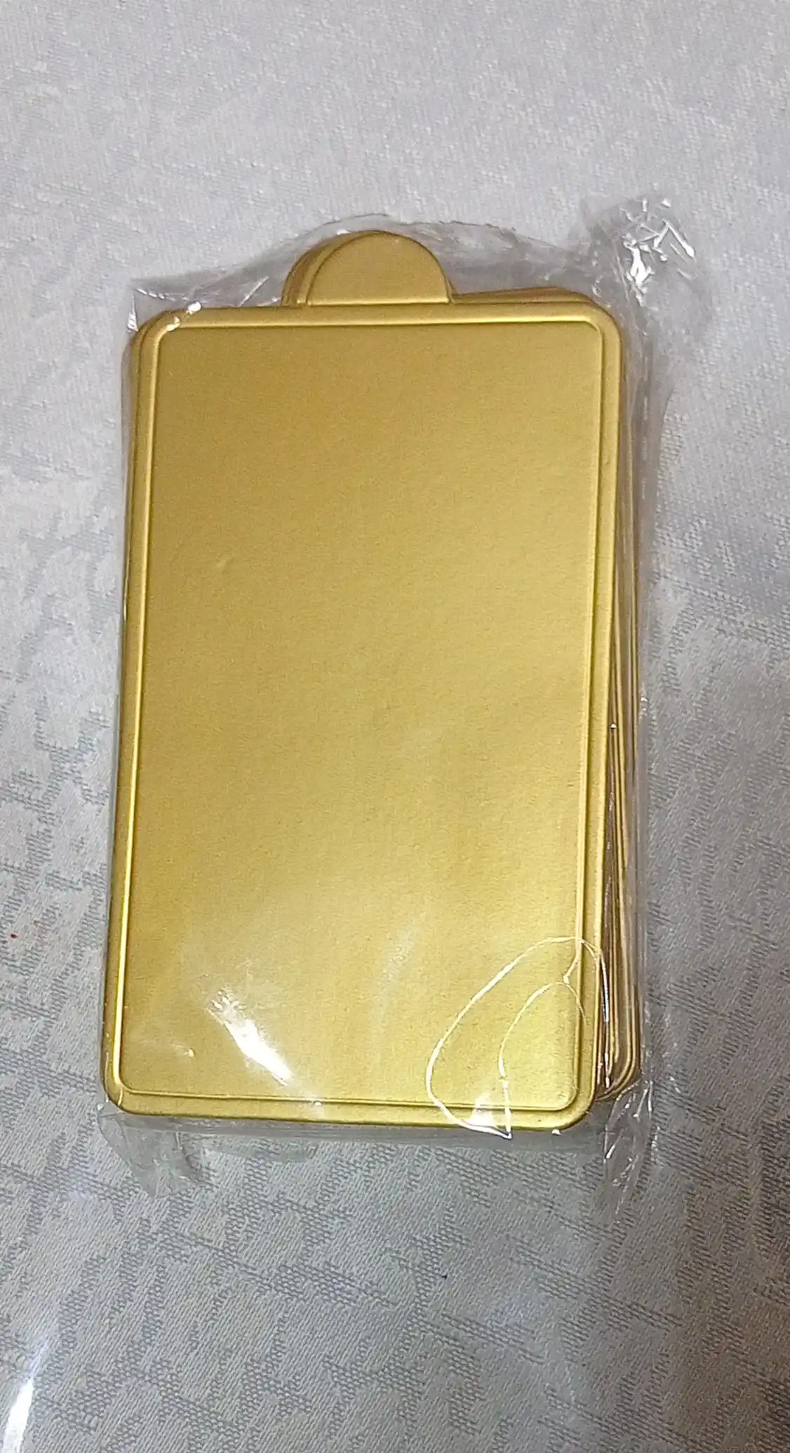 Tort va desert uchun tilla rangli tagliklar to‘plami, tort tagligi, desert tagligi