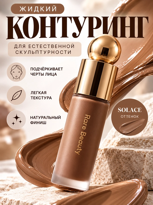 Yuz uchun suyuq konturing-konsiler, 4 xil rangda, yuzni haykaltaroshlik uchun - 