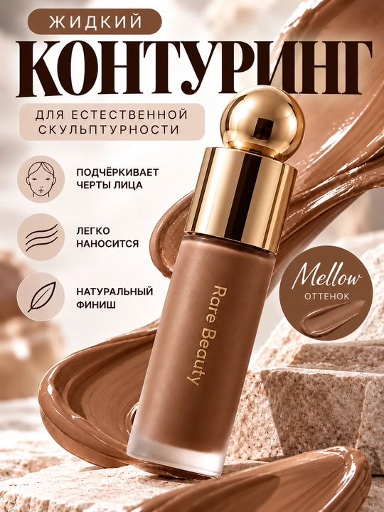 Yuz uchun suyuq konturing-konsiler, 4 xil rangda, yuzni haykaltaroshlik uchun - 