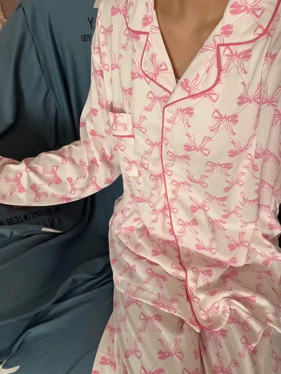 Ayollar pijamasi 2 tasi 1 da, ayollar va qizlar uchun, pinterest dizaynda
