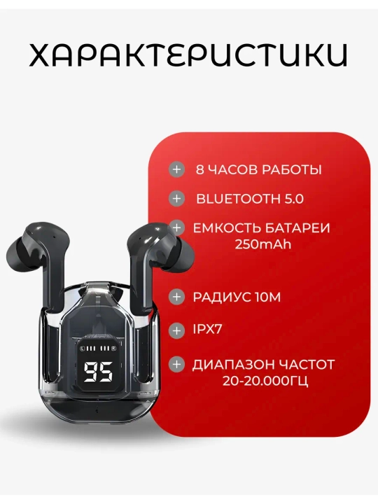 Mikrofonli va displeyli simsiz quloqchinlar