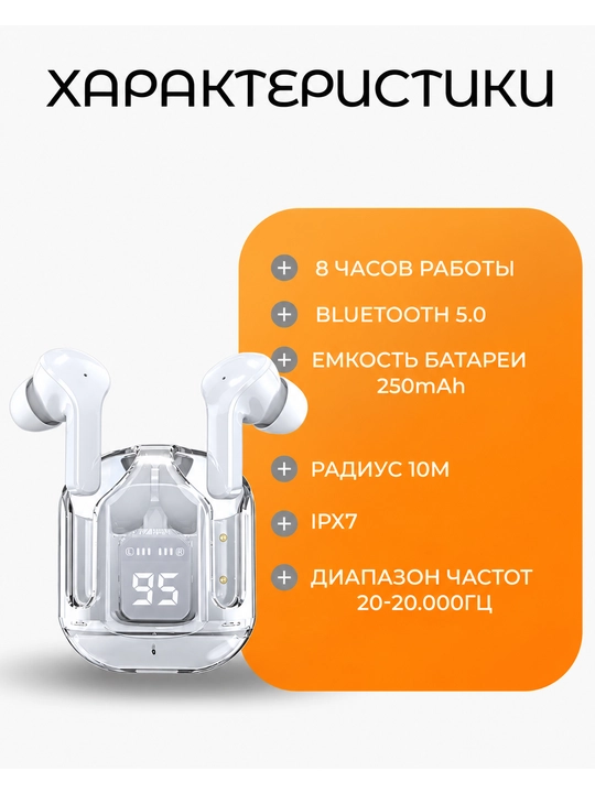 Mikrofonli va displeyli simsiz quloqchinlar