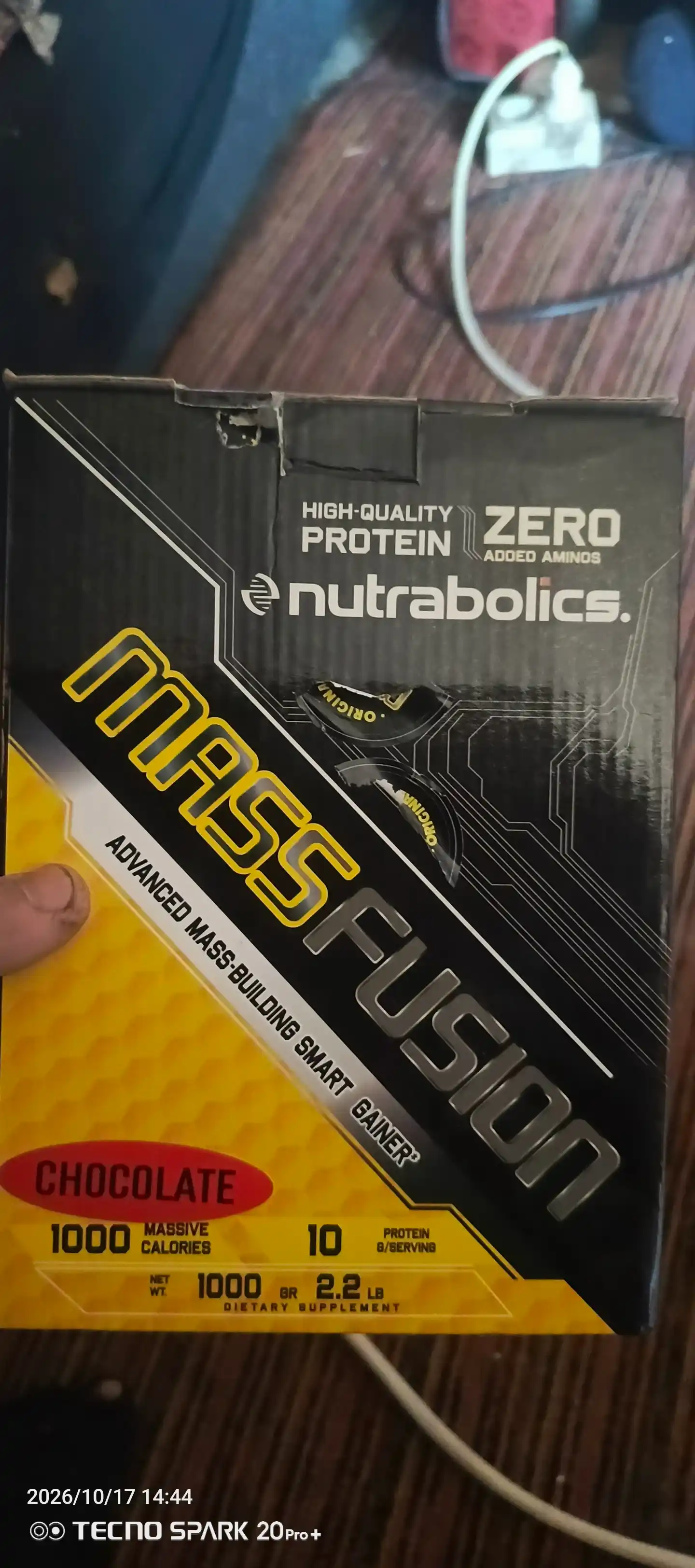 Mass Fusion Geyner, 3 kg, Massa to‘plami uchun, yuqori oqsilli, yuqori kaloriyali