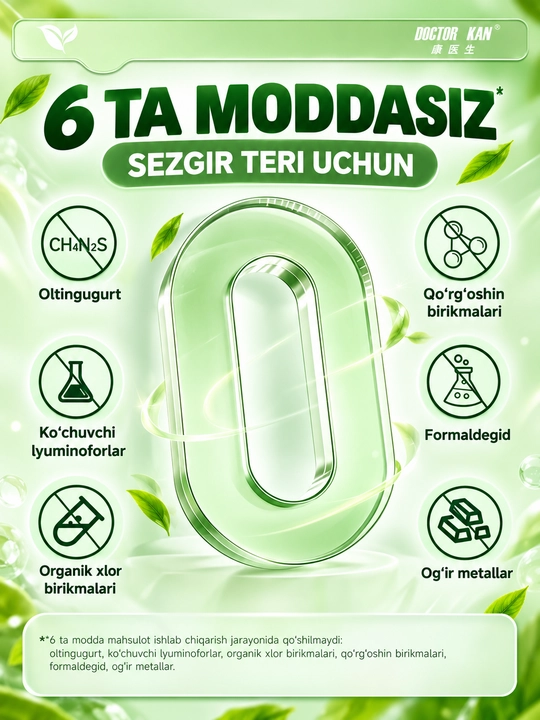 Tug‘ruqdan keyingi va hayz ko‘rish uchun Doctor Kan 99,9% antibakterial himoyali ichki kiyimlari, 3 dona