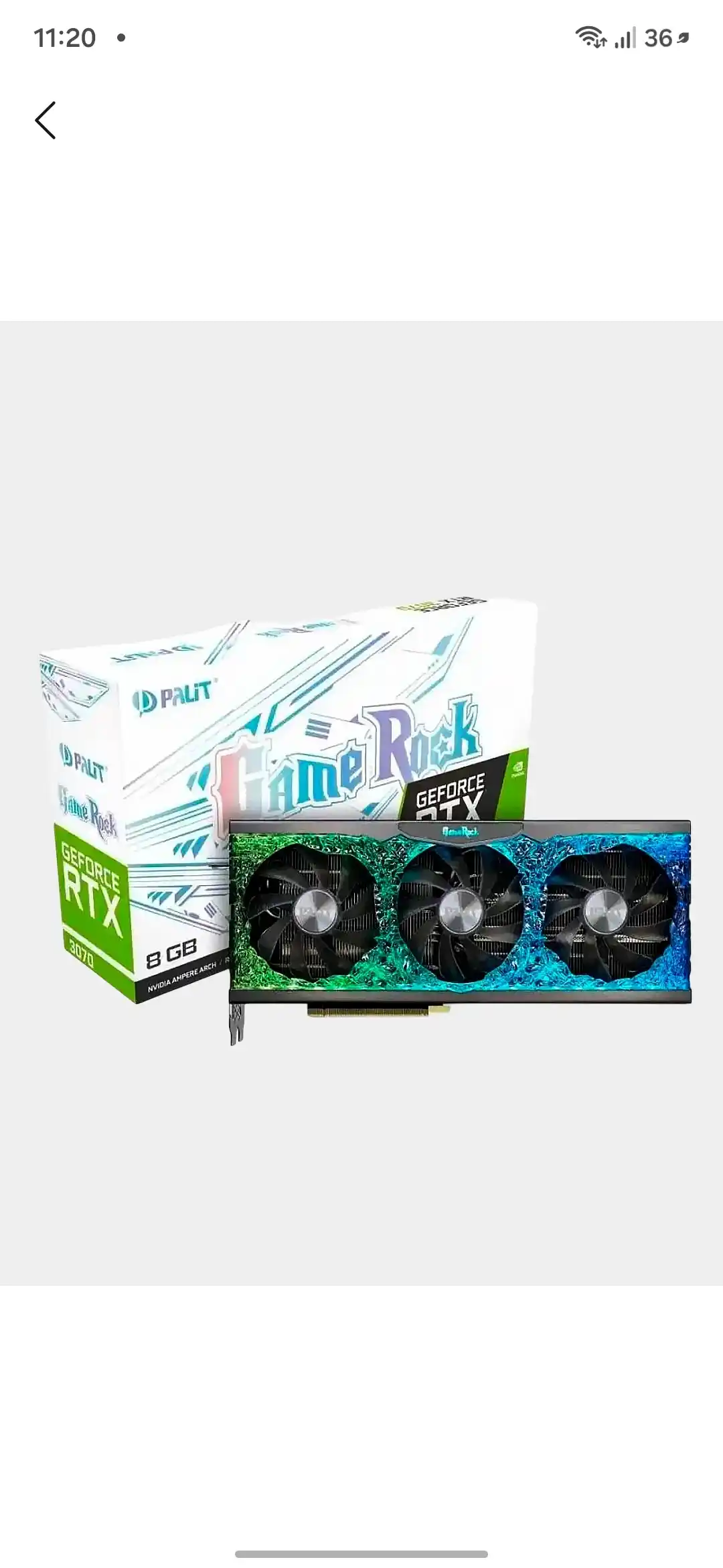 Palit video kartasi GeForce RTX 3070 Ti Gamerock 8 GB